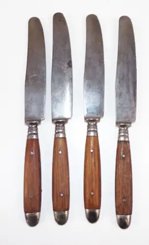 Alte Messer Garantie Solingen 4 Messer Antik Holzgriff