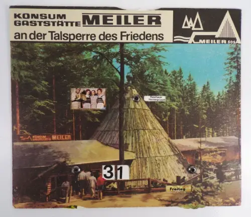 Drehkalender Konsum Gaststätte Meiler Talsperre des Friedens Erzgebirge