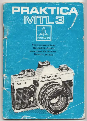 User Manual Praktica MTL3 Pentacon 1981 GDR (P1