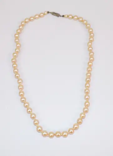 Old Pearl Necklace 44 cm Fashion Jewelry Vintage