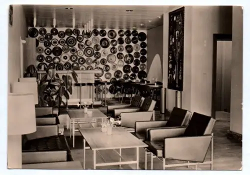 Ak Ostseestadt Sassnitz Rügen Mitropa Rügen Hotel Hotelhalle 1977