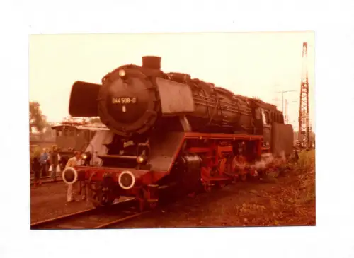 Photo Steam Locomotive DB 044 508 Gelsenkirchen Bismarck Farewell 21.05.1977