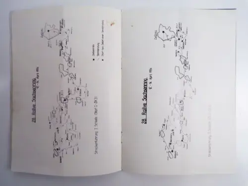 Programm 28 Rallye Sachsenring 1984 DDR