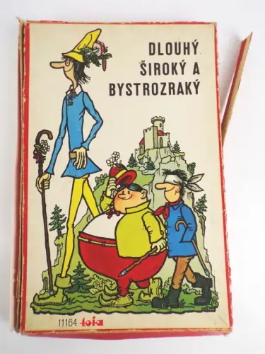 Dlouhý, Široký a Bystrozraký Tschechien Brettspiel um 1960 