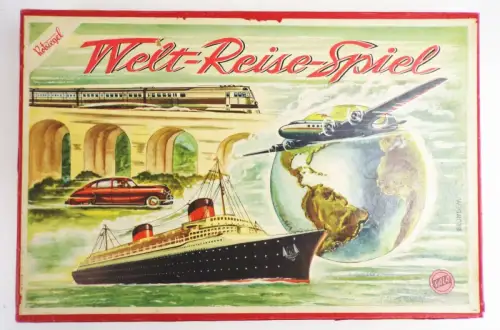 Welt Reise Spiel Sala Rotsiegel Brettspiel Würfelspiel 