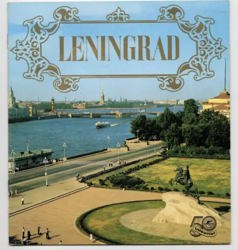Reiseprospekt Leningrad Intourist DDR