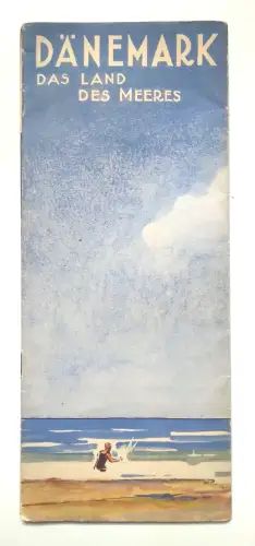 Alter Reiseprospekt Dänemark 1931