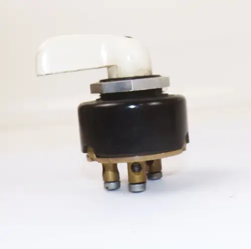 DDR Winkerschalter Schwarz Weiss Cockpit Oldtimer 