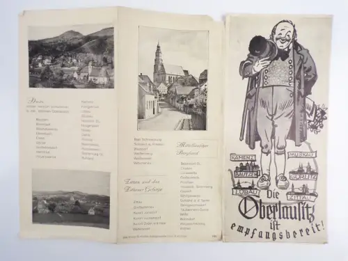 Altes Prospekt Die Oberlausitz ist empfangsbereit