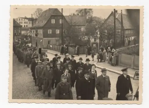 Foto Ebersbach Oberlausitz Festumzug um 1935