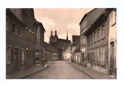 Foto Ak Pegau Sachsen Wilhelm Külz Straße 1962 DDR