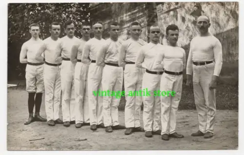 Foto Ak Oschatz Turner Sportler um 1910