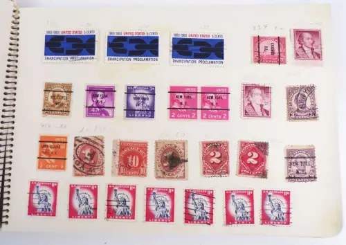 USA Briefmarken Album
