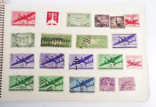 USA Briefmarken Album