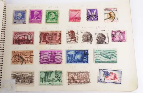 USA Briefmarken Album