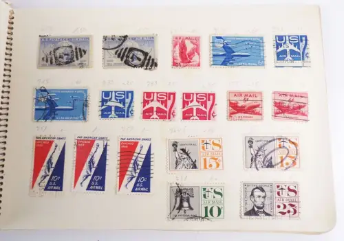 USA Briefmarken Album