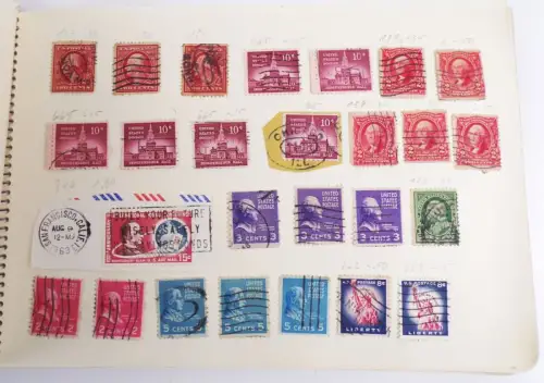 USA Briefmarken Album