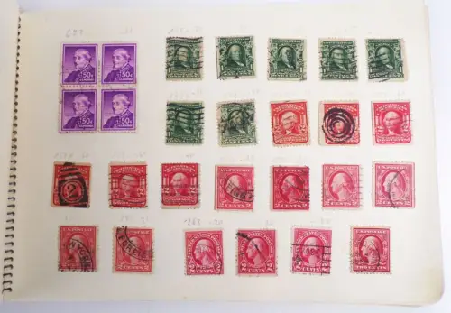 USA Briefmarken Album