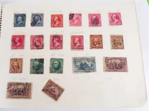 USA Briefmarken Album