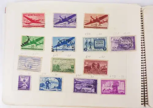 USA Briefmarken Album