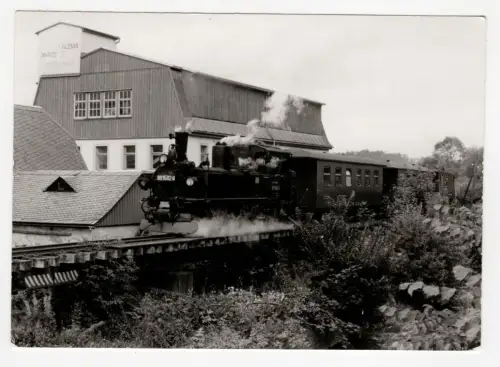 Foto Steinbach Oberschaar 1983 Dampflok 991582-8