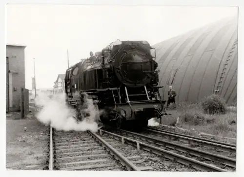 Foto Görlitz Dampflok Lufttraghalle großformat