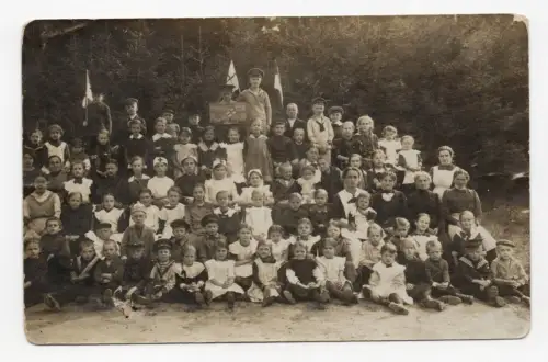 Foto Ak Schulausflug Zittau Kinder