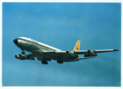 Foto AK Flugzeug Condor Intercontinental-Jet Boeing 707-730