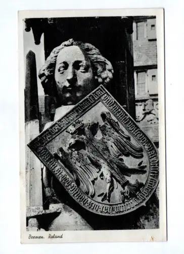 Ak Bremen Roland 1943 Rolandstatue