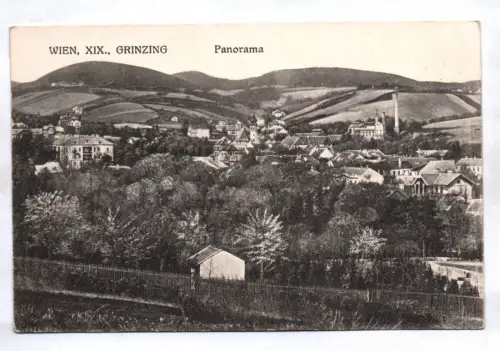 Ak Wien XIX Grinzing Panorama