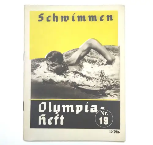 Olympia Heft 1936 Schwimmen Nr. 19