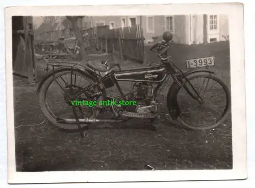 Foto Zündapp Motorrad Oldtimer um 1925