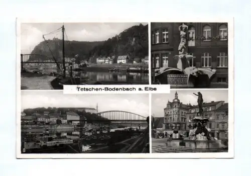 Ak Tetschen Bodenbach Elbe Böhmen 30er Jahre