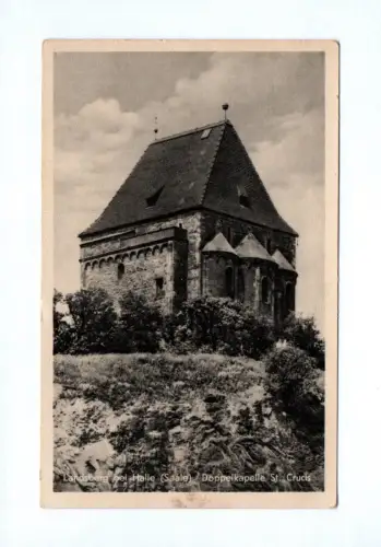 Ak Landsberg bei Halle Saale Doppelkapelle St. Crucis