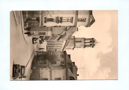 Foto Ak Auerbach Vogtland Evangelische Kirche 1957