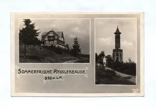 Ak Sommerfrische Rösslerbaude Böhmen