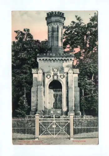 Künstler Ak Göllheim Dreisen Königkreuz 1905