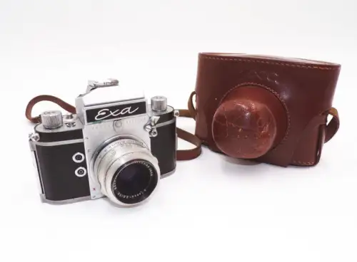 Alte Ihagee Dresden EXA Spiegelreflexkamera Carl Zeiss Jena Tessar 