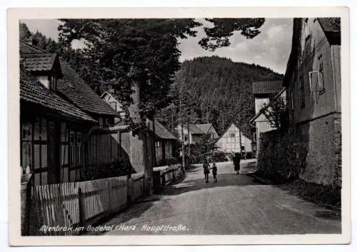 Ak Altenbrak im Bodetal im Harz Hauptstraße 1951
