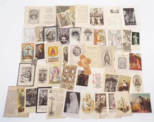 Heiligenbilder Konvolut Andachtsbilder Sterbebilder Fundgrube