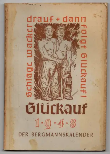 Glückauf Bergmannskalender 1948 Bergbau 
