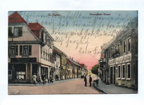 Künstler Ak Gr.-Gerau Darmstädter Strasse 1925
