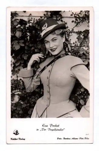 Foto Ak Eva Probst in "Der Vogelhändler" Schauspieler Kolibri Verlag
