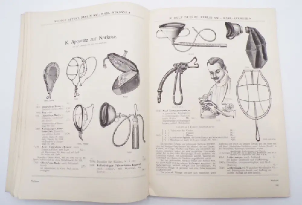 Rudolf Detert Berlin Instrumente für Ohr Nase Hals und Schlund Katalog um 1915 4
