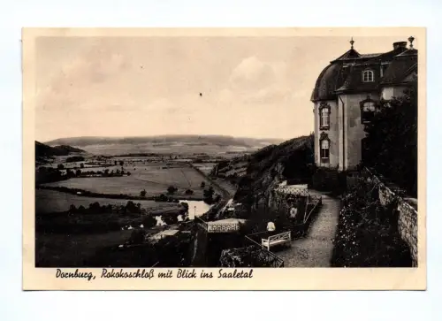 Ak Dornburg Rokokoschloß mit Blick ins Saaletal 1942