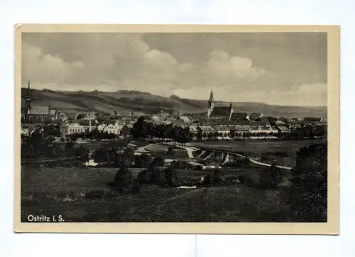 Ak Ostritz in Sachsen Gesamtansicht