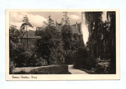 Foto Ak Dessau Rosslau Burg 1942