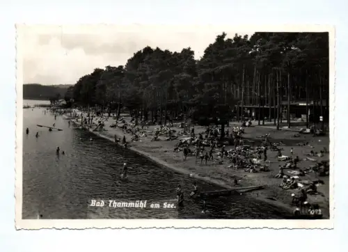 Foto Ak Bad Thammühl am See 1939 Böhmen