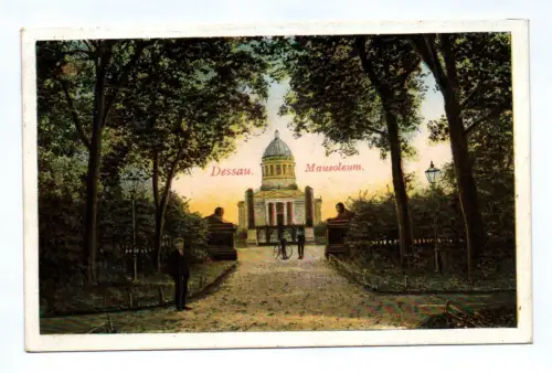 Künstler Ak Dessau Mausoleum 1942