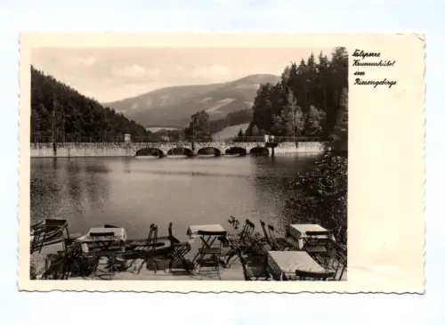 Foto Ak Talsperre Krummhübel im Riesengebirge Schlesien